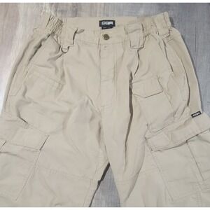 CQR‎ Cargo Pants Men's 32x30 Tan Ripstop Tactical Outdoor Workwear Utility